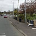 Ormskirk Road, Up Holland, behind which plans have been unveiled to erect 16 new homes