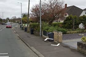 Ormskirk Road, Up Holland, behind which plans have been unveiled to erect 16 new homes