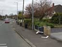 Ormskirk Road, Up Holland, behind which plans have been unveiled to erect 16 new homes