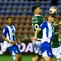 Dale Taylor takes the fight to the Bolton backline in midweek