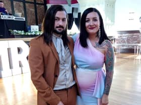 Alex and his partner Leanne
