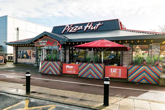 Pizza Hut was rated 5 stars