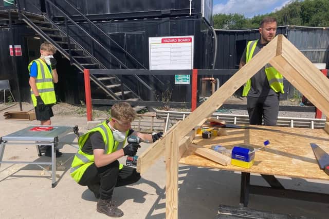 Pupils take part in Northstone's Construction Crew Week