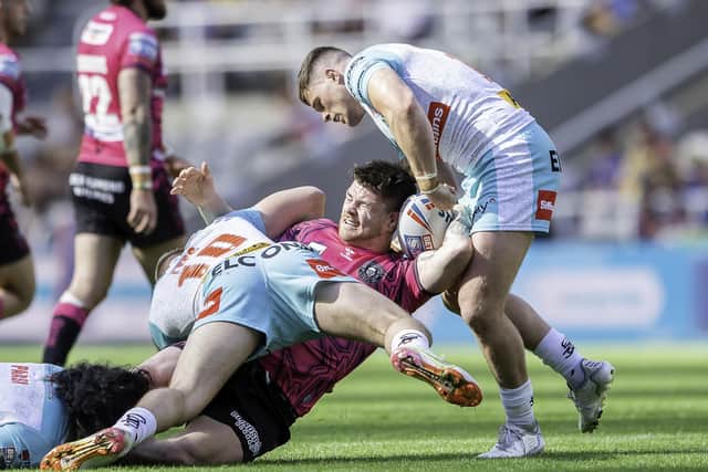 John Bateman suffered a broken rib in the game against St Helens