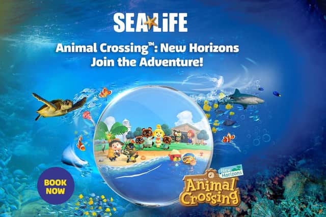 The life simulation game Animal Crossing: New Horizons is teaming up with SEA LIFE UK for a new live, interactive experience that kicks off at SEA LIFE Manchester on 8th February