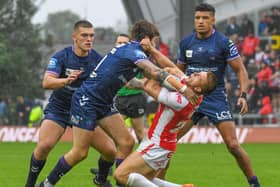 Joe Shorrocks was sent off against Hull KR