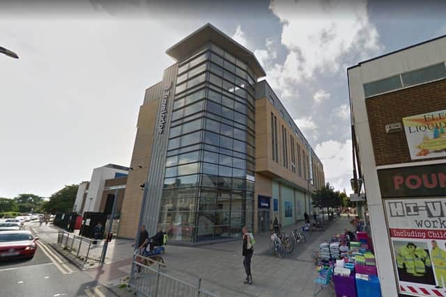 Morecambe Travelodge where a YouTube filmed himself lift surfing. Photo: Google Street View.