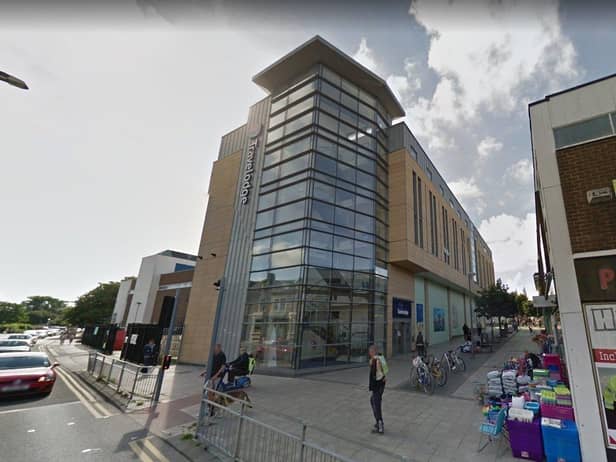 Morecambe Travelodge where a YouTube filmed himself lift surfing. Photo: Google Street View.
