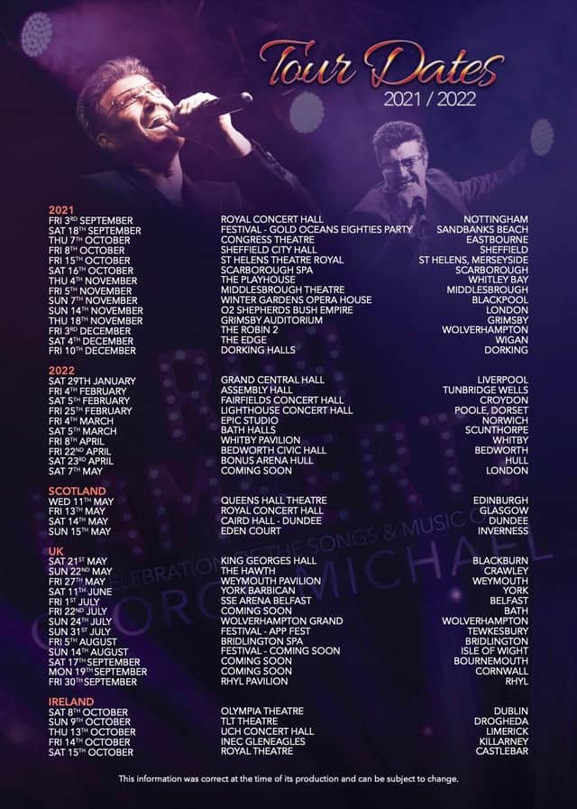 Rob Lamberti 2021-22 tour dates