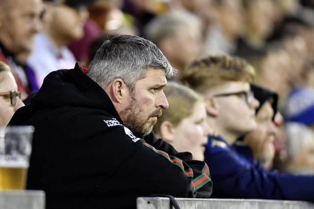 Wigan Warriors fans at Leigh Leopards