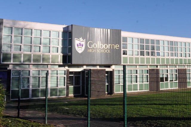 Golborne High School is over capacity by 10.5 per cent. The school has an extra 95 pupils on its roll.