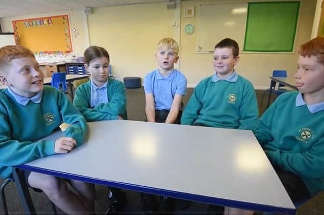 Year six pupils from St Peter's CE primary school, Hindley, give their thoughts on England's match against Iran and who they think will win the World Cup 2022