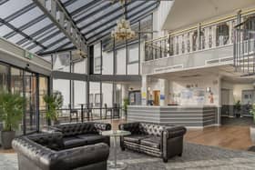 The newlt refurbished foyer to the Britannia Hotel, Standish