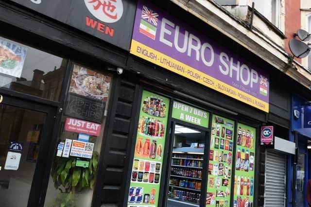 The Euro Shop on Wallgate in Wigan