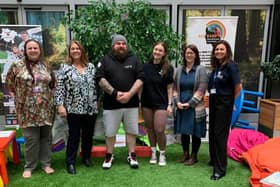 From left to right: EWG Counselling who provide low cost therapy, Wigan Wellness Web providing alternative therapies such as Reiki, Directions for men a male support group, All Ears providing mental health awareness in schools and creative art therapy sessions, Mindful by Nature UK providing mindfulness in nature and Wigan and Leigh Carers