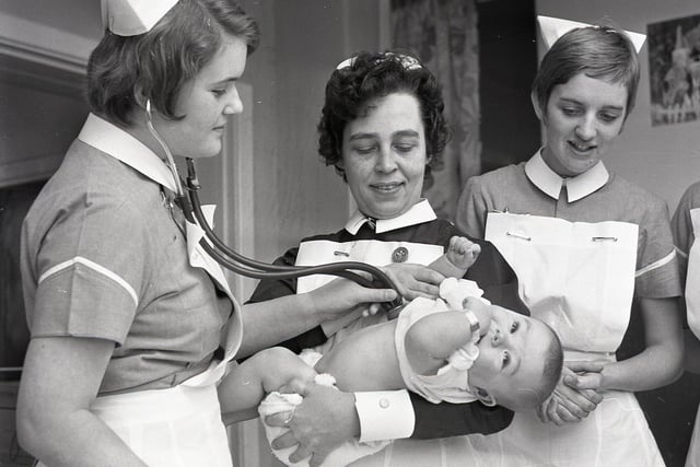 The extensive care unit re opening at Wigan Infirmary  in 1969