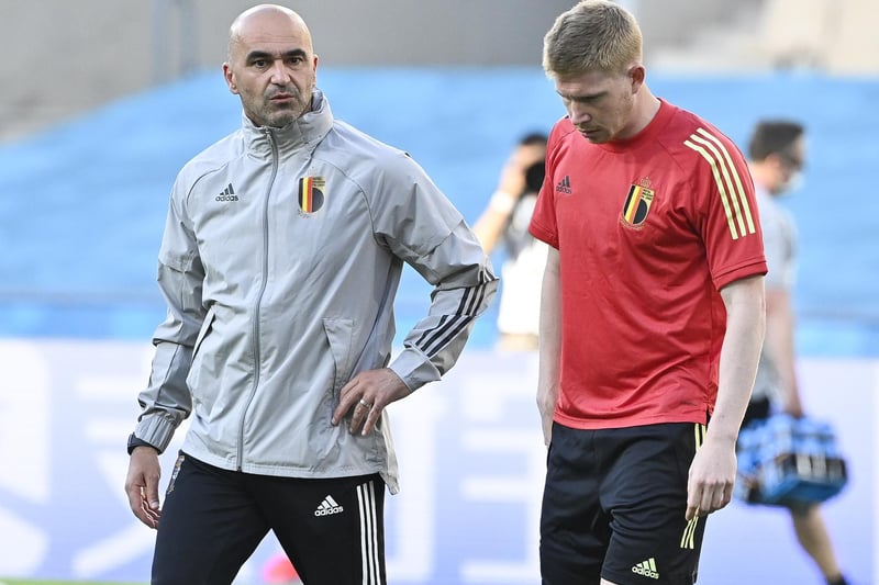 With Kevin De Bruyne on Belgium duty