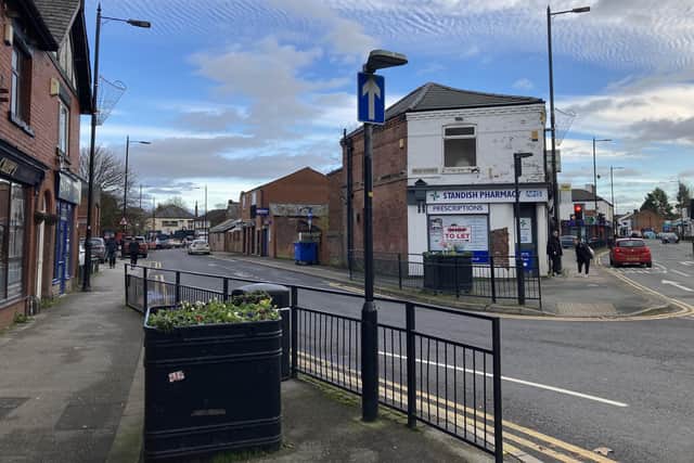 The centre of Standish