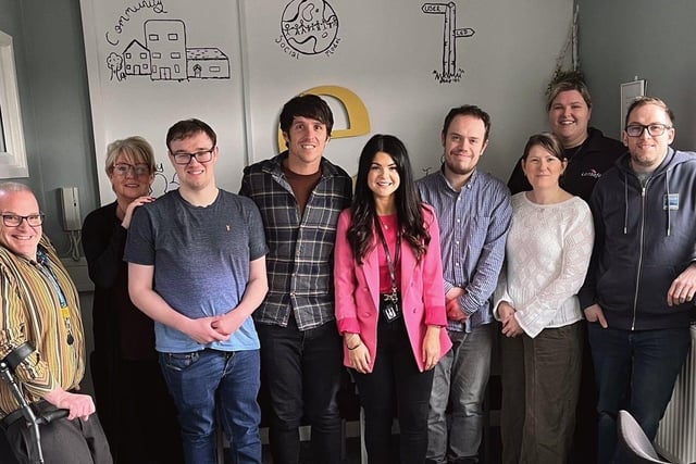 Members of the Lansafe team with members of Embrace Wigan & Leigh who were the winning Charity of The Year for 2024.