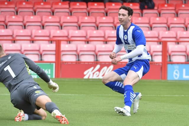 Joe Adams scored Latics' opening goal in pre-season at Accrington last month