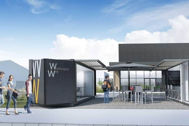 Artist impression of the Worthington Business Park in Wigan