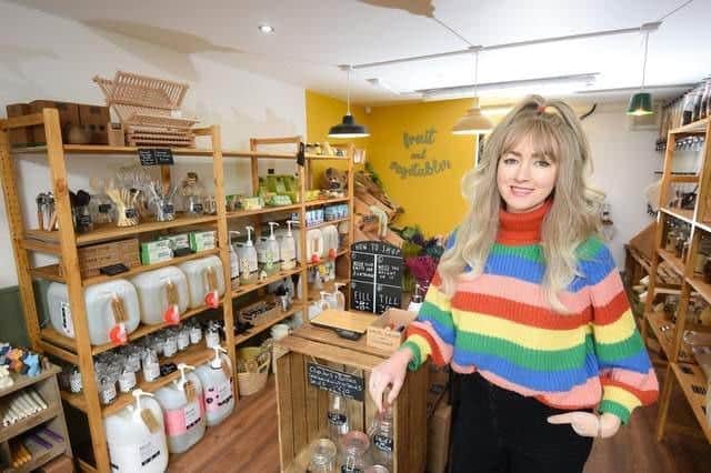 Jenna Robinson in her shop, Un-Do, in Norbreck. Jenna from Blackpool is starring in season seven of E4's Married At First Sight