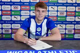 Will Goodwin puts pen to paper on his loan deal with Latics