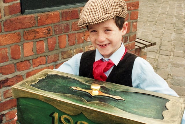 A time casket which was buried by Wigan school pupils at Wigan Pier on Wednesday 13th of March 1996 to celebrate the 10th anniversary of the opening of the complex.