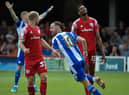 Will Keane celebrates another goal for Latics
