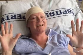 Crissi McMahon after her operation 10 years ago