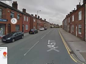 A577 in the area close to the junction with Unsworth Street.