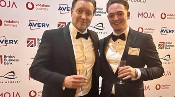Ian Taylor (left) and his son Oliver (right).