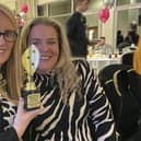 Sarah (left) and area director Catherine Haycock