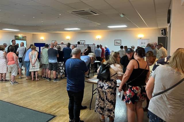 Hundreds of people turned up at Pemberton Masonic Hall to view Wigan's draft Local Plan