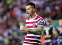Cade Cust went off injured in the game against Catalans Dragons