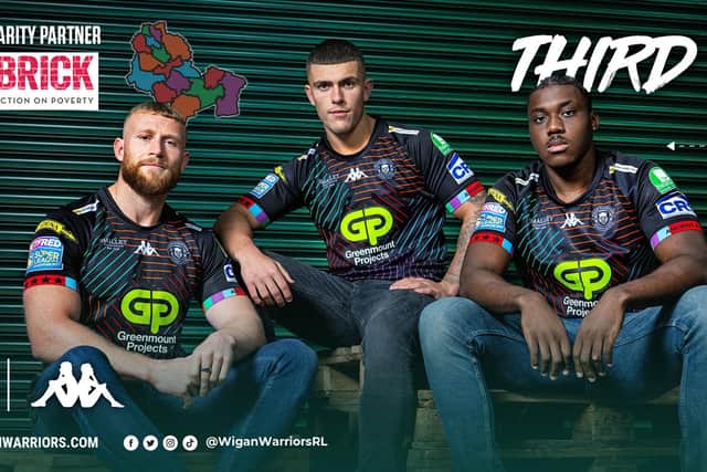 Wigan Warriors have launched their charity third kit for 2024