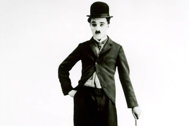 Actor, Charlie Chaplin, who starred in many silent movies.