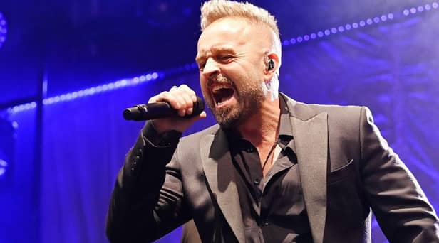 Alfie Boe at Lytham Hall on Sunday August 28, 2022. Credit: Darren Nelson