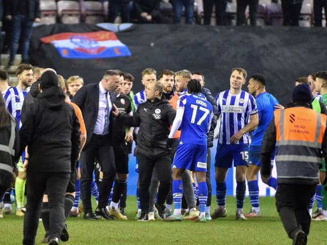 Latics' latest derby victory over Bolton last week was followed by a melee on the field involving most of the players and both managers