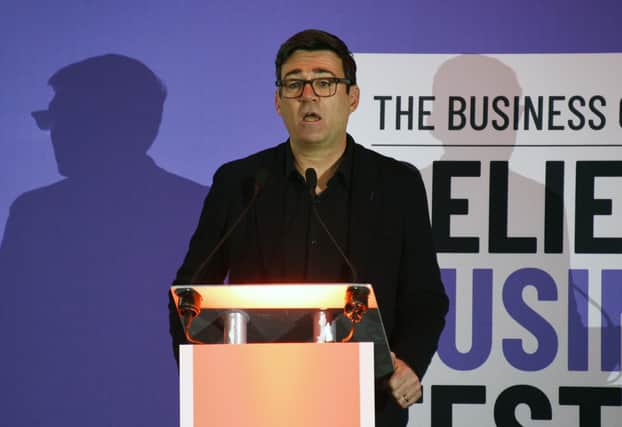 Mayor of Greater Manchester Andy Burnham.