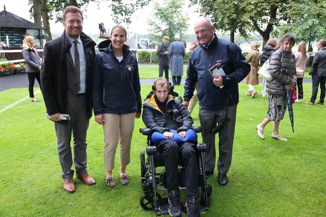 Rob Burrow at Haydock Park