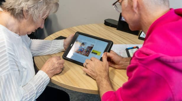 Henshaws offers services for partially sighted and blind people in Wigan