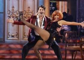 Kym Marsh and Graziano di Prima during the live show of Strictly Come Dancing on BBC1.