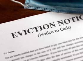 An eviction notice