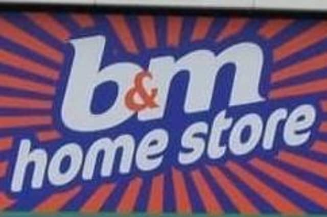 B&M Bargains was one of several stores targeted by thief Daniel Gill
