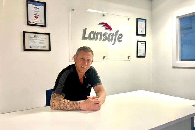 Managing Director of Lansafe, Lee Roby
