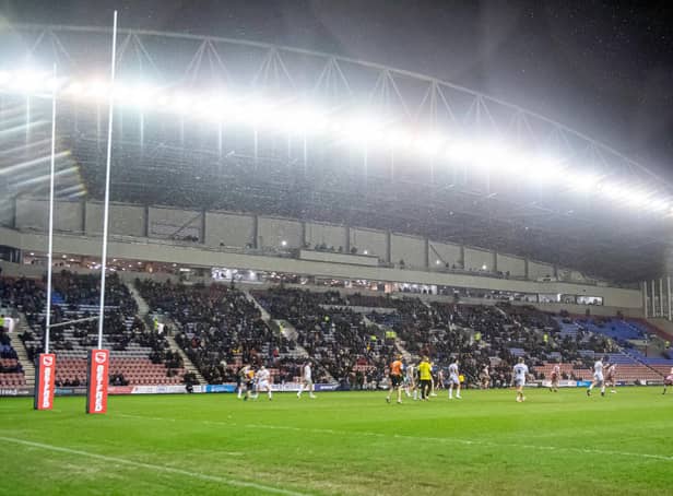 Wigan Warriors welcome Salford Red Devils to the DW Stadium