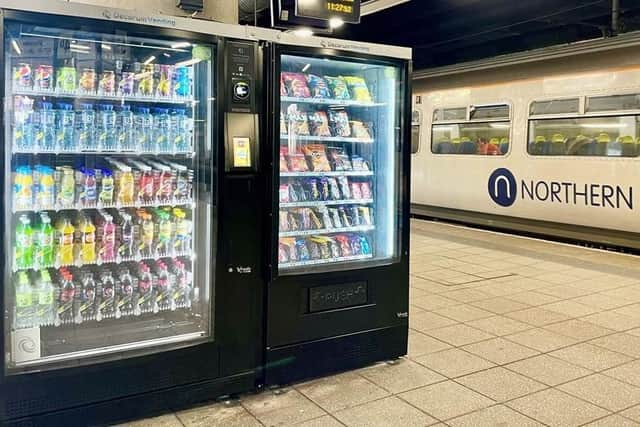 The new vending machines have already proved a success in Manchester