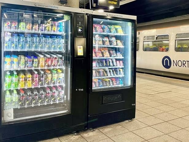 The new vending machines have already proved a success in Manchester