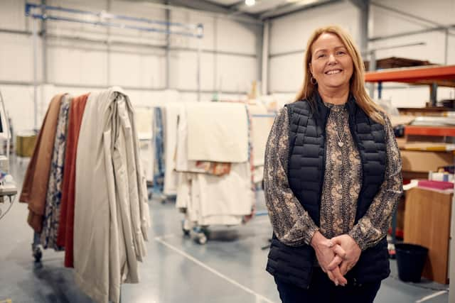 Llynn Lloyd, boss of Lynn Lloyd Soft Furnishings